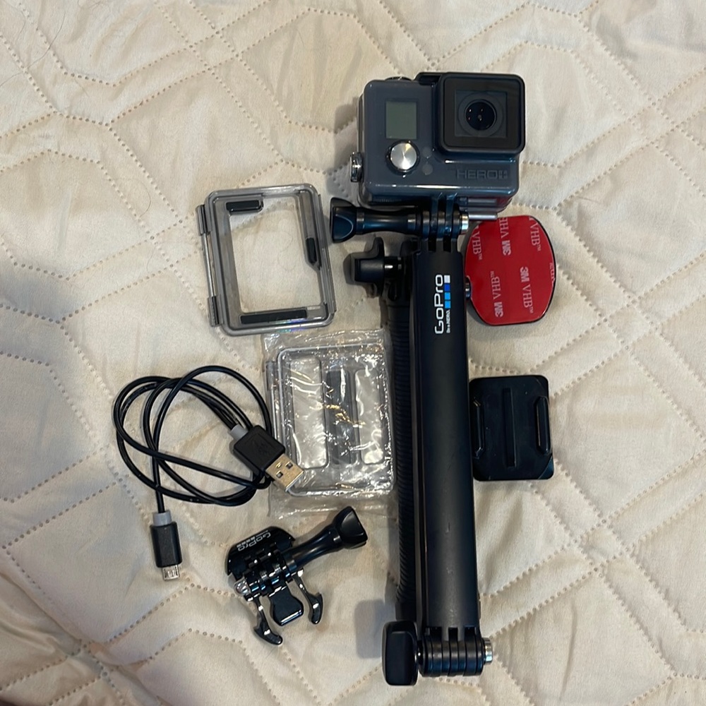 GoPro hero+ with mount stick